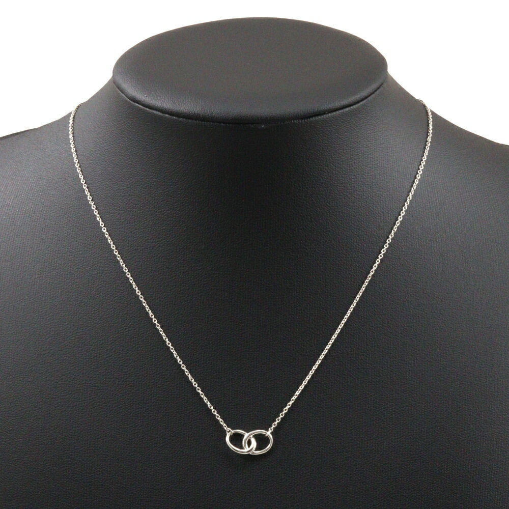 Tiffany Co Double Loop Necklace Sterling Silver